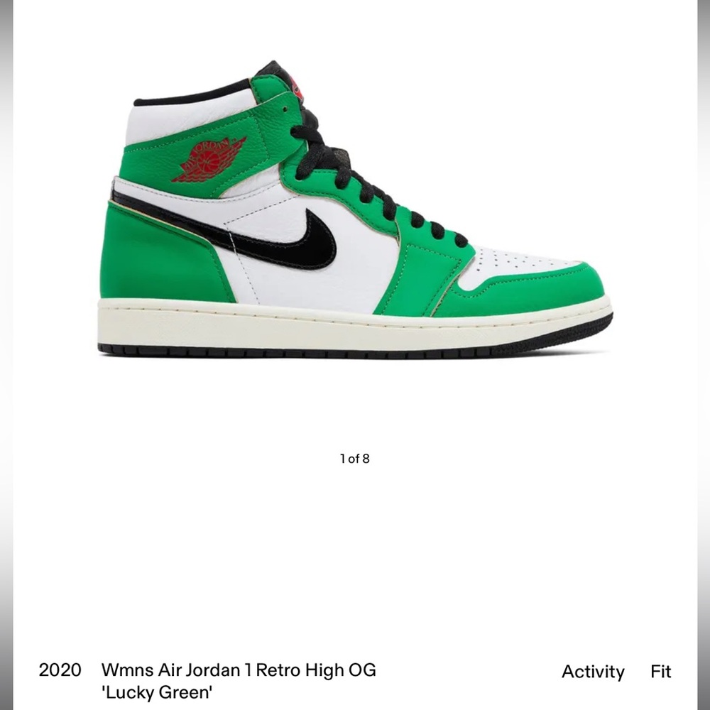 Wmns Air Jordan 1 Retro High OG 'Lucky Green 2020